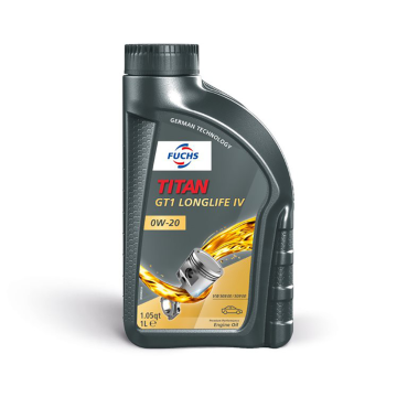 FUCHS Titan GT1 LongLife IV 0W-20 Engine Oil - Case of 12 (Liters)